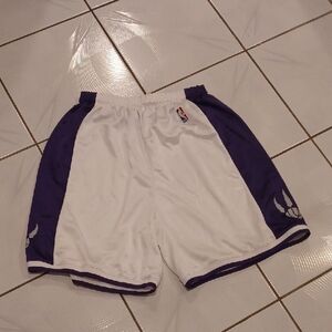 Toronto Raptor's Champion White & Purple Athletic Shorts - Size XL